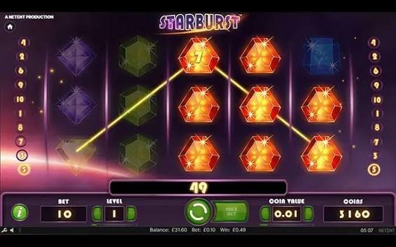 Oplev Magien i Starburst Slotmaskinen Oplev Magien i Starburst Slotmaskinen